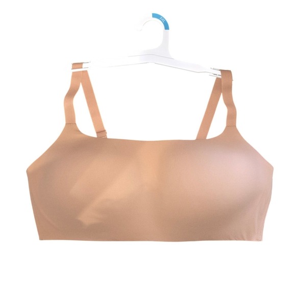Auden Other - Auden Bonded Microfiber Padded Scoop Bralette XXL Brown‎ 38DDD 42D 40DD